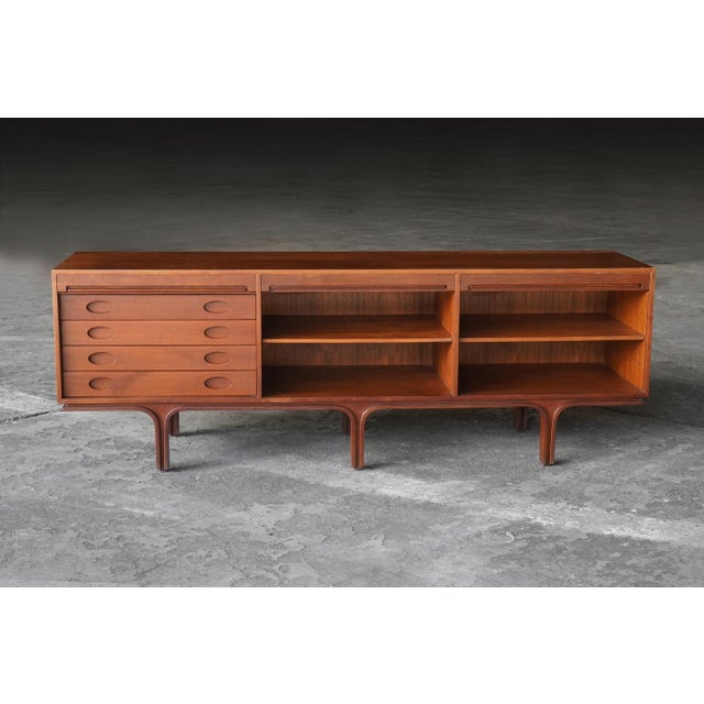 Wood Model 503 Sideboard by Gianfranco Frattini for Bernini, Italy, 1960s For Sale - Image 7 of 10