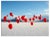 Andy Ryan, Group of Red Balloons on Salt Flats, Photograph For Sale
