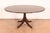 Baker Furniture Style Antique Georgian Mahogany Pedestal Breakfast Table or Game Table, Newly Refinished For Sale - Image 10 of 10