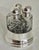 1920s Art Deco Cut Glass Scent Bottles and Sterling Silver Stand, 1923, Set of 4 For Sale - Image 5 of 18