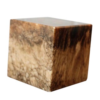 Vintage Hand Carved Italian Alabaster Paper Weight. For Sale