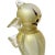 Mid-Century Modern Vintage Murano Barbini White Gold Flecks Black Accents Italian Art Glass Kitty Cat Figurine Sculpture For Sale - Image 3 of 10