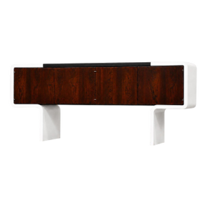 1970s Refinished Rosewood Uniplane Credenza by William Sklaroff