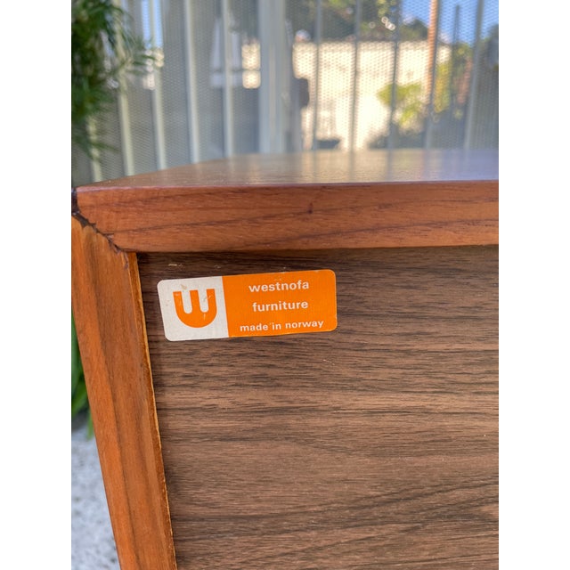 Wood Westnofa Vintage Norwegian 8-Drawer Teak Dresser For Sale - Image 7 of 7