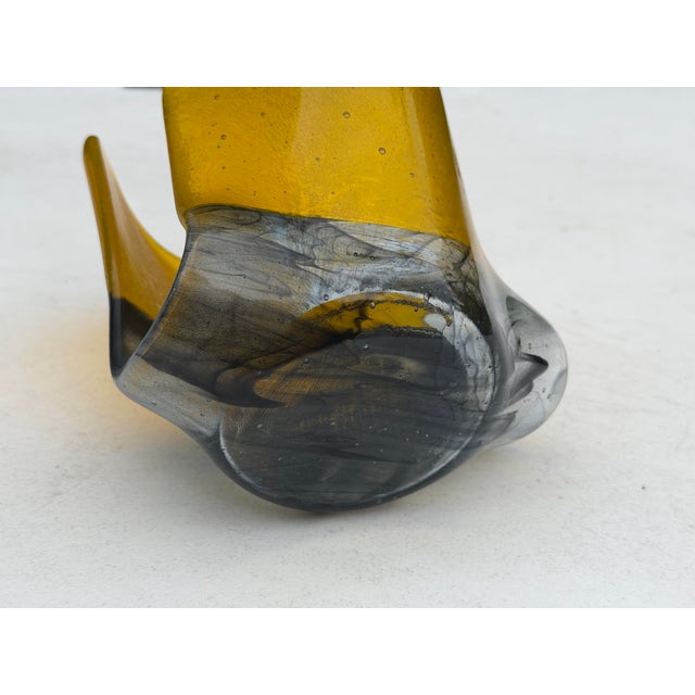 Vintage Studio Art Glass Sculptural Paper Napkin Holder For Sale - Image 10 of 10