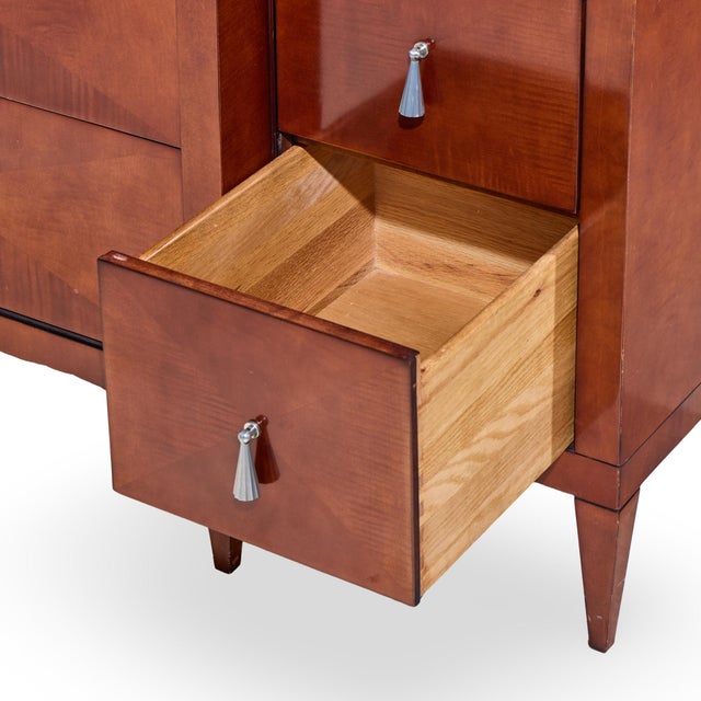 Wood Michael Vanderbyl for Baker Furniture Archetype Mahogany Dresser For Sale - Image 7 of 10