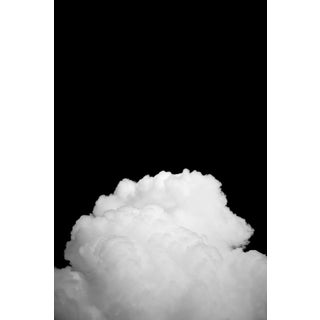 Black Clouds II by Tal Paz-Fridman | Photography of a white cloud against a black background For Sale