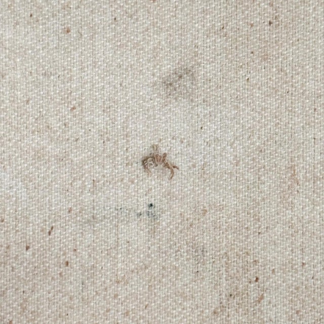 Weathered Nude Woman Portrait Painting, 1960s Female Model Art Signed by Artist For Sale - Image 15 of 16