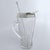Christofle 1940s Silver Plate and Crystal Barware Cocktail Martini Pitcher with Stirrer Spoon For Sale - Image 4 of 17