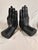 A Pair of Black Ceramic Hands Book Ends For Sale - Image 4 of 7