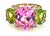 Christina Addison Large Gum Drop Ring With Citrine and Amethyst and Diamonds For Sale - Image 11 of 12