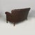 Italian Art Deco Brown Leather 2-Seater Sofa from Saracchi, 1930s For Sale - Image 4 of 18