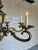 Metal French Bronze Six Armed Chandelier For Sale - Image 7 of 12