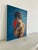 Portraiture "Strength", Oil on Canvas Painting by Seromo Okoro For Sale - Image 3 of 3