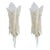 Neoclassical Murano Glass Italian Sconces 1970s For Sale