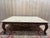 Louis XV Style Coffee Table in Walnut with Marble Top, 1950s For Sale - Image 9 of 9