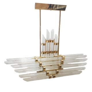 Mid-Century Murano Glass Lamp, 1960s For Sale