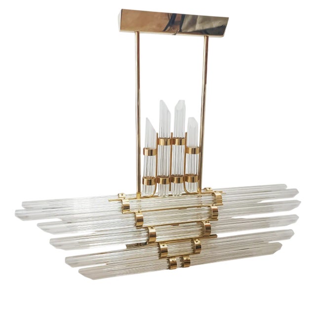 Mid-Century Murano Glass Lamp, 1960s For Sale