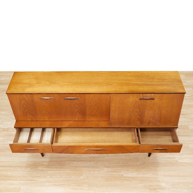 Mid Century Teak Credenza by Avalon Yatton For Sale In Los Angeles - Image 6 of 11