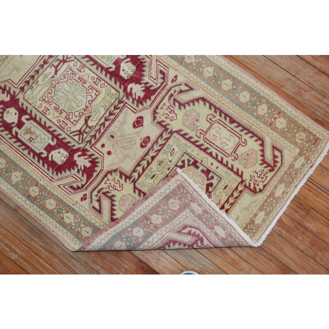 Vintage Zabihi Collection Turkish Anatolian Rugs - A Pair - 2'5" x 3'3" For Sale - Image 9 of 12