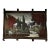 Painted Velvet Wall Hanging - American or European School, Circa 1920-1940 For Sale