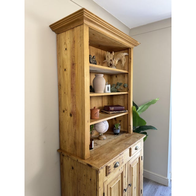 Large Farmhouse Pine Sideboard, 1920s For Sale - Image 3 of 16