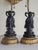 Pair of Carved Jade Figural Lamps For Sale - Image 9 of 12