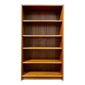 Vintage Mid Century Modern Danish Bookcase With Adjustable Shelves. Circa 1970s