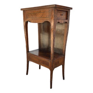 Mid 18th Century Louis XV Inlaid Side Table or Stand For Sale