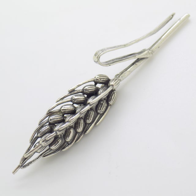 Vintage Italian Handmade Silver 800 Ear of Corn Figurine, Arezzo, 1980s For Sale - Image 3 of 10