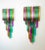 Italian Venini Style Murano Glass Sconces, 1980s, Set of 2 For Sale - Image 3 of 9