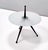 Tripod Beech and Glass Side Table by Cesare Lacca, 1980s For Sale - Image 6 of 13