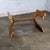 Mid to Late 20th Century Modern to Scandinavian Modern Dining Table Teak Slab Base & Rectangular Beveled Glass Top For Sale - Image 17 of 18