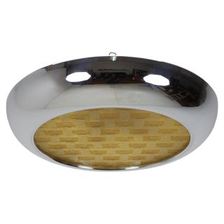 Bauhaus UFO Pendant by Josef Hurka for Napako, 1940s For Sale