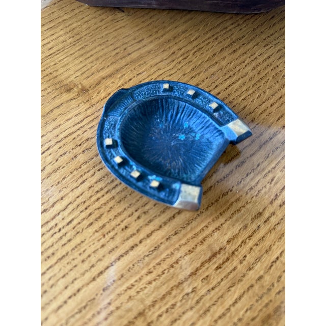 1950s Brutalist Horseshoe Ashtray in Bronze, 1950s For Sale - Image 5 of 18