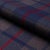 Schumacher Montana Wool Plaid Fabric in Navy For Sale