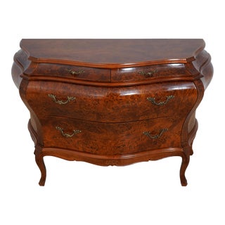 Italian Continental Bombe Commode Chest For Sale