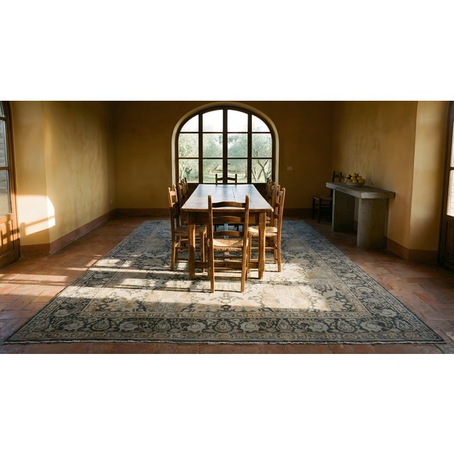 1930s Persian Tabriz Carpet ( 7'7" x 10'4" - 230 x 315 ) For Sale - Image 12 of 13