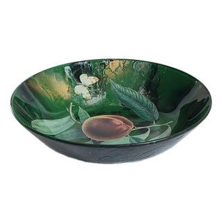 Decoupage Bowl by Deux Visages for Devonshire For Sale