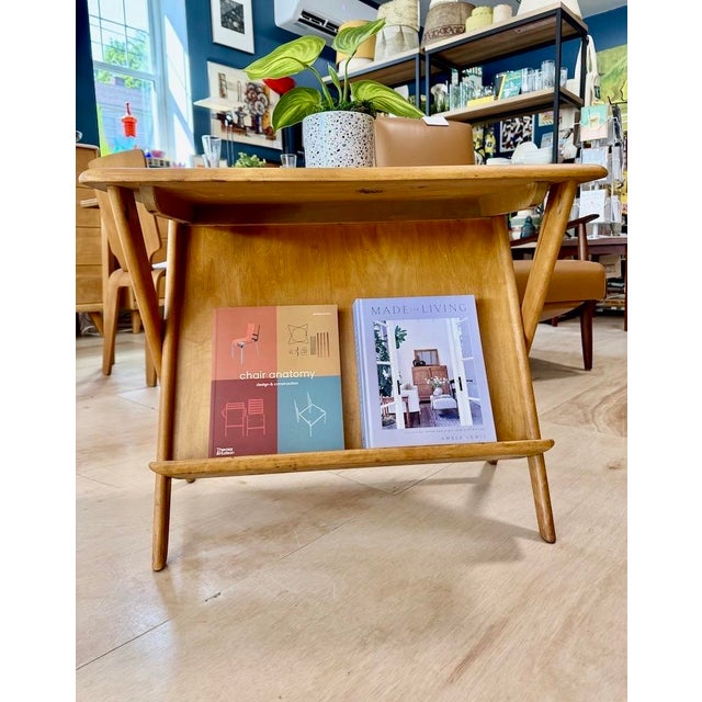 Rare Heywood Wakefield Magazine/End Table For Sale - Image 11 of 11