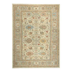 Oversized Beige Persian Sultanabad Rug - 13'04 X 17'10