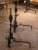 Pair of Early 19th Century French Wrought Iron Andirons With Matching Cross Bar - 3 Piece Set For Sale - Image 10 of 10