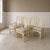 1970s Vintage Late 1970s Set of 6 Henredon Chinoiserie Dining Chairs – Cream Lacquer, Cane Seats, Custom Cushions For Sale - Image 5 of 14