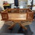 A rare and sculptural antique howdah — the ceremonial “elephant saddle” once reserved for royalty, nobility, and grand...