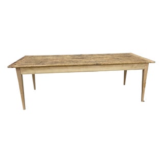 Large Vintage Pine Table, 1940s For Sale