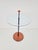 1980s Postmodern Side Table with Ball Handle and Glass Top, 1980s For Sale - Image 5 of 8