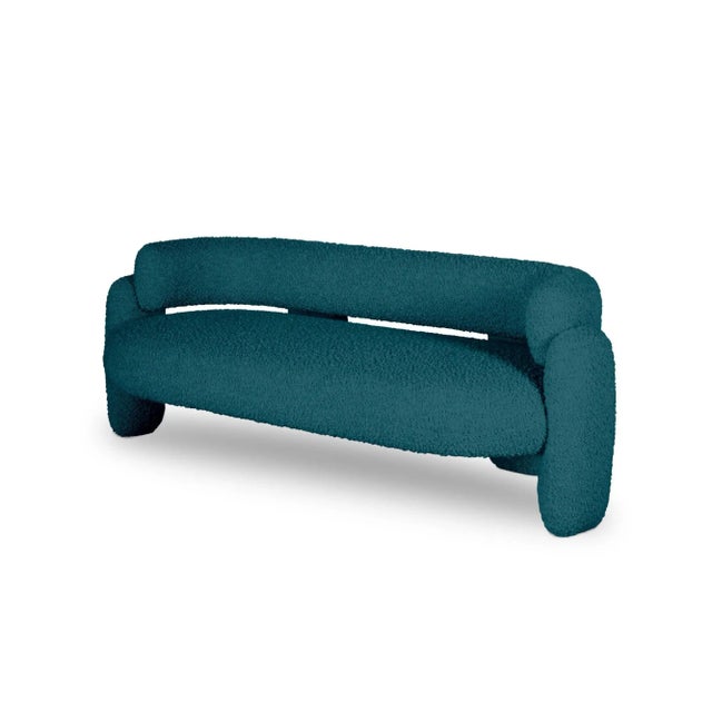 Contemporary Embrace Cormo Azure Sofa by Royal Stranger For Sale - Image 3 of 7