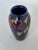 Blue 1920's Moorcroft Miniature Vase, Wysteria/Plum Design, 5" Tall For Sale - Image 8 of 10