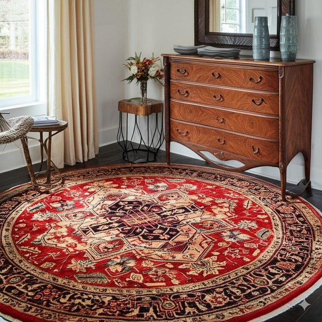 Traditional 10x14 Harlow Oriental Rust Traditional Floral Hand Knotted Wool Carpet Rug For Sale - Image 3 of 6