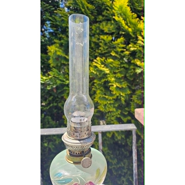 Antique Oil Lamp from L.R.Apollon, 1800s For Sale - Image 3 of 11